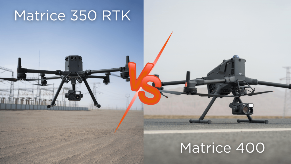 DJI Matrice 400 i DJI Matrice 350 RTK to dwie zaawansowane platformy dronów przemysłowych, stworzone do najbardziej wymagających zadań. W artykule porównujemy ich kluczowe parametry, możliwości transmisji, udźwig, systemy bezpieczeństwa oraz obsługiwane ładunki, aby pomóc w wyborze najlepszego rozwiązania do profesjonalnych zastosowań.