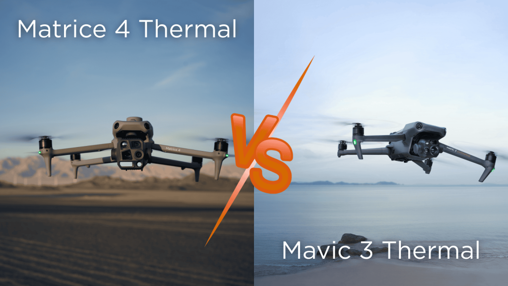 DJI Matrice 4 Thermal to bezpośredni następca DJI Mavic 3 Thermal i nowy standard wśród dronów termowizyjnych klasy enterprise. W tym artykule porównujemy oba modele, pokazując kluczowe różnice w kamerach, termowizji, funkcjach AI, RTK oraz zastosowaniach profesjonalnych.