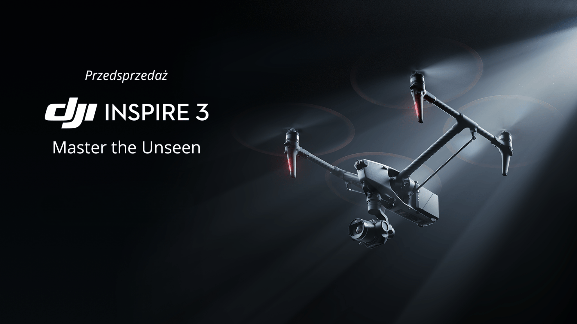 dron dji inspire 3 baner